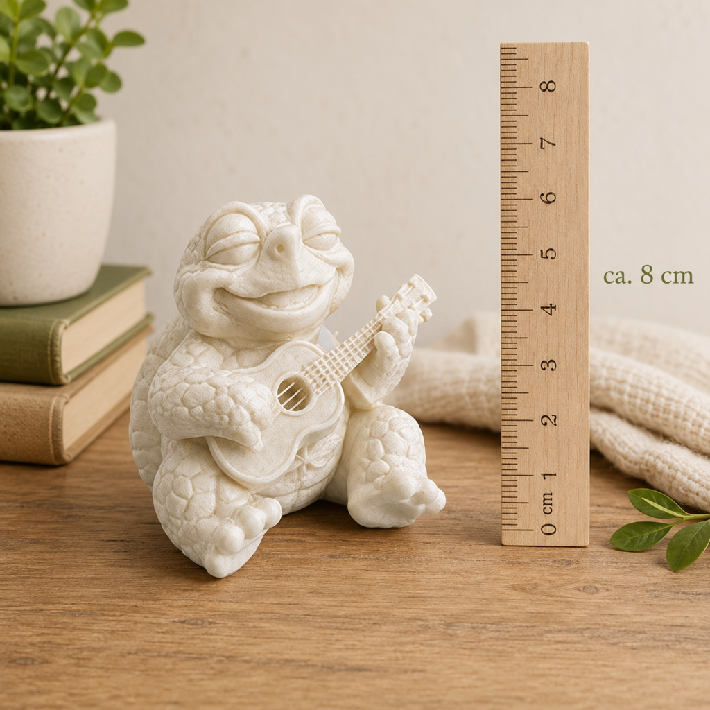 Shellax Ray – weiße PLA+ Figur zum Bemalen und Sammeln, Ansicht 5.