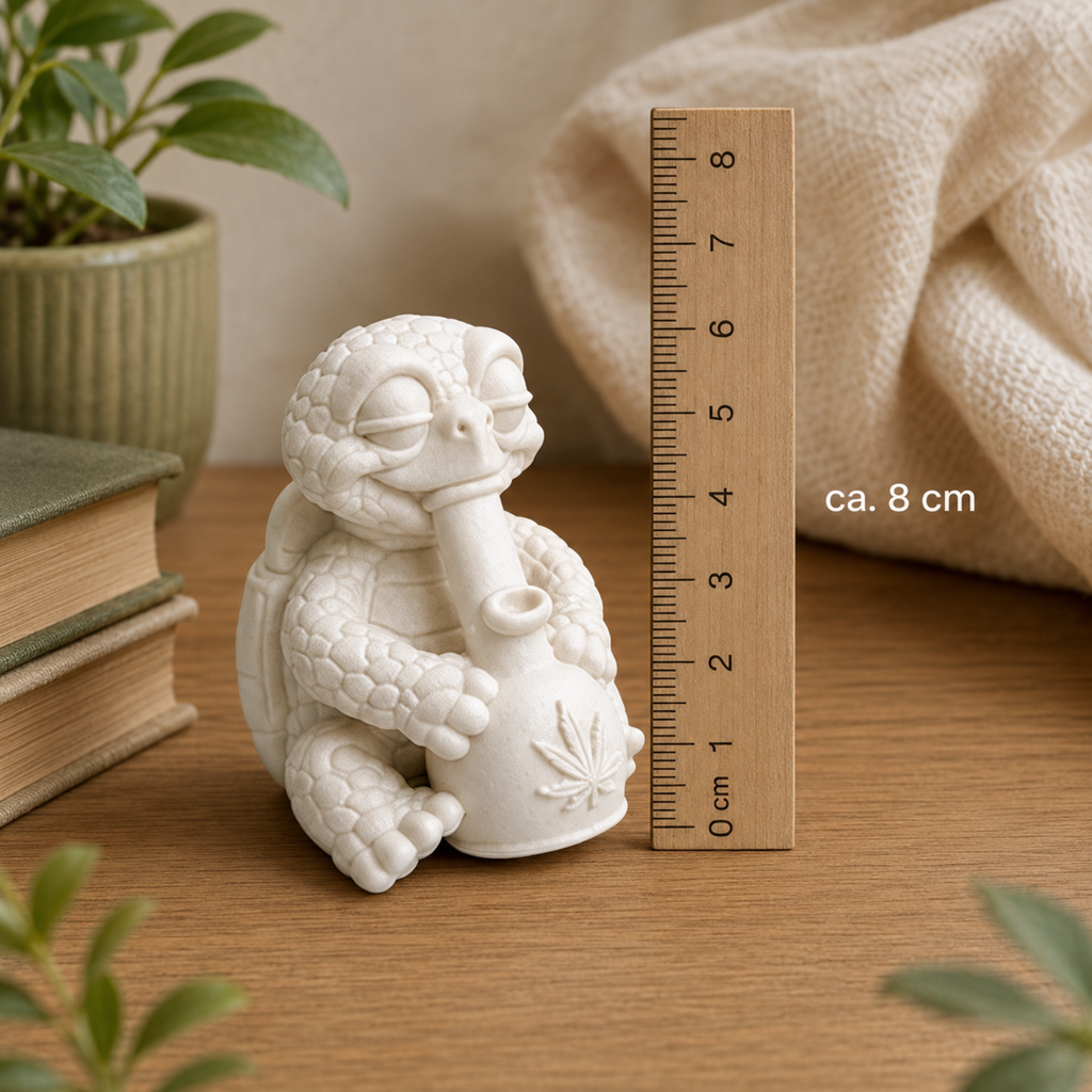 Shellax Marley – weiße PLA+ Figur zum Bemalen und Sammeln, Ansicht 5.