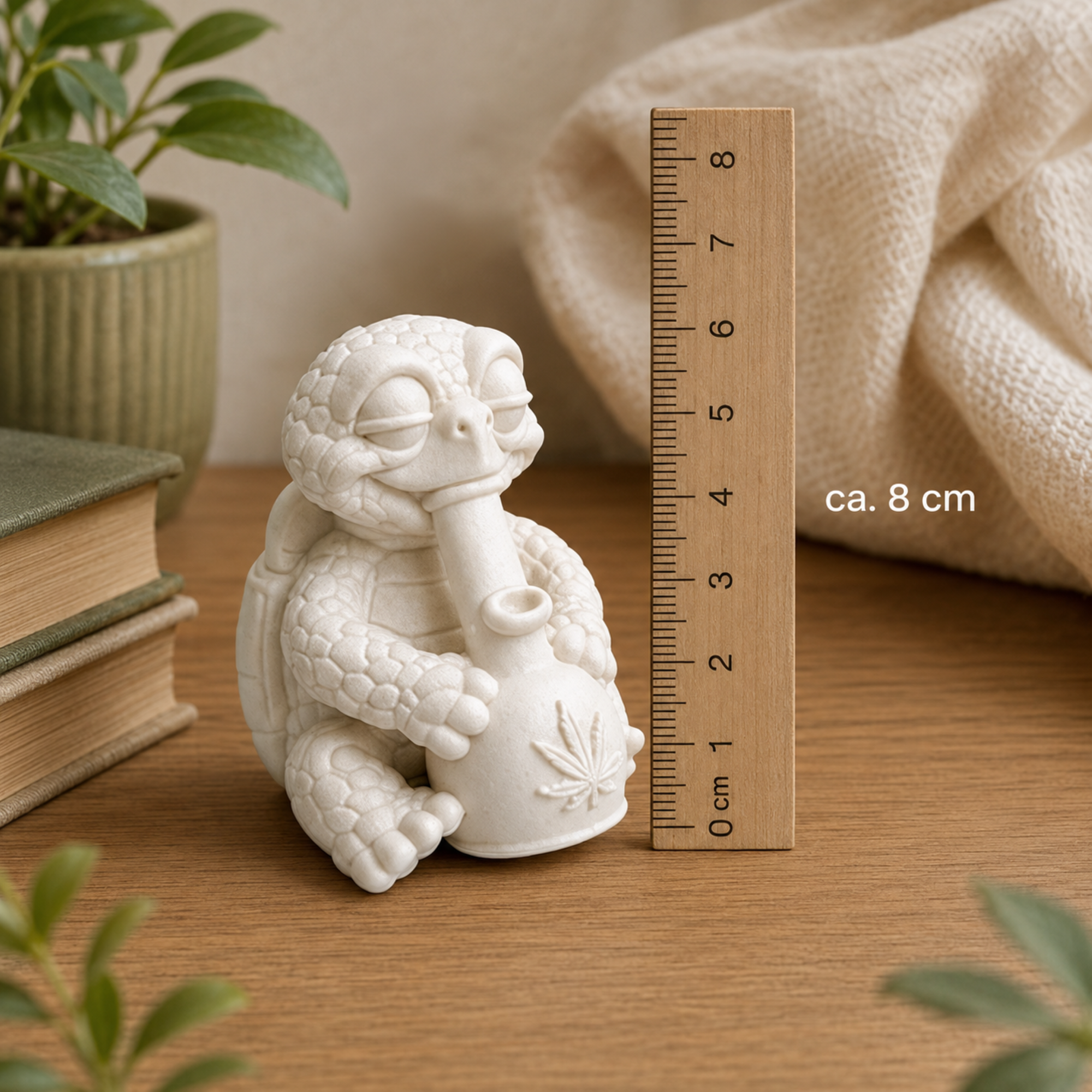 Shellax Marley – weiße PLA+ Figur zum Bemalen und Sammeln, Ansicht 5.