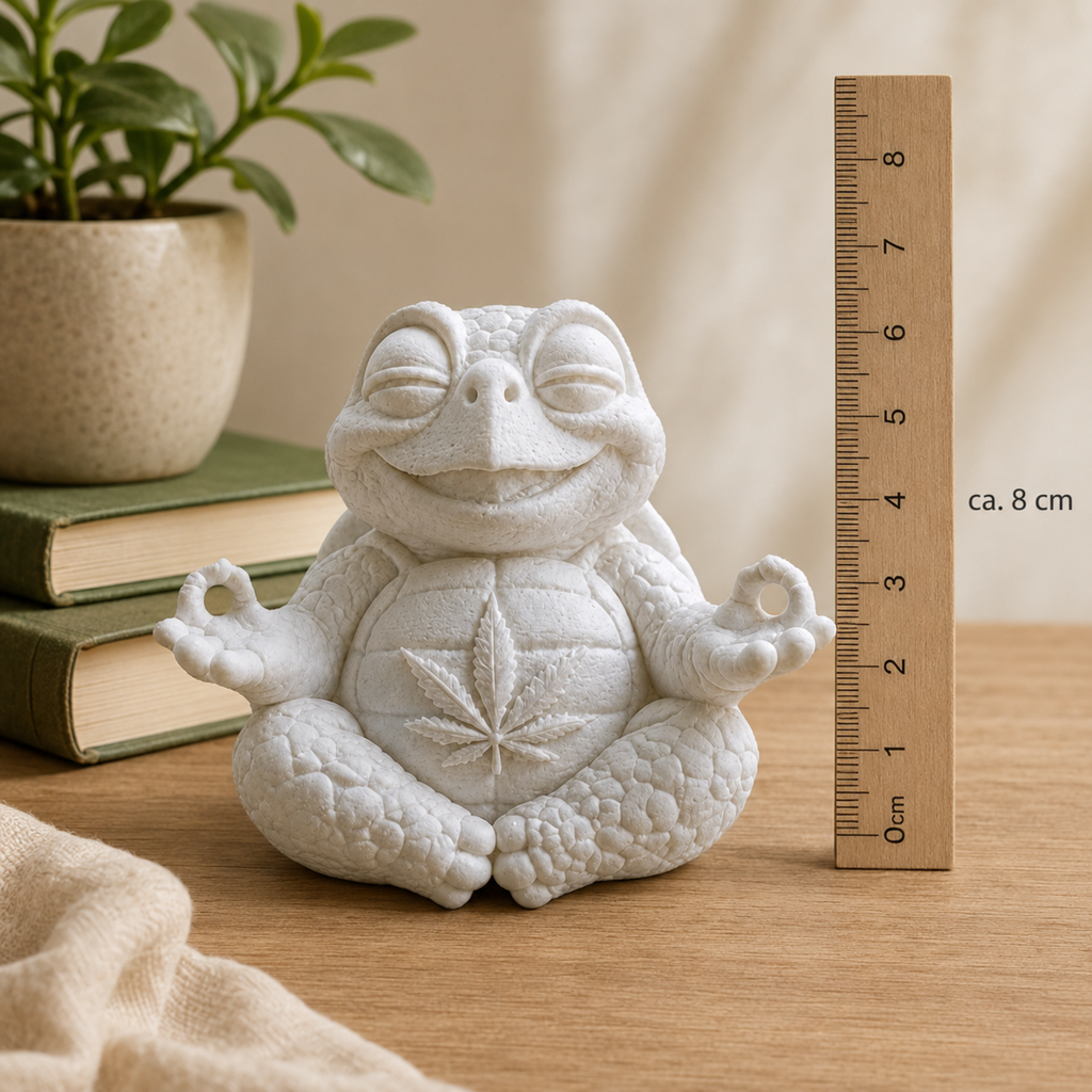 Shellax Shelly – weiße PLA+ Figur zum Bemalen und Sammeln, Ansicht 5.