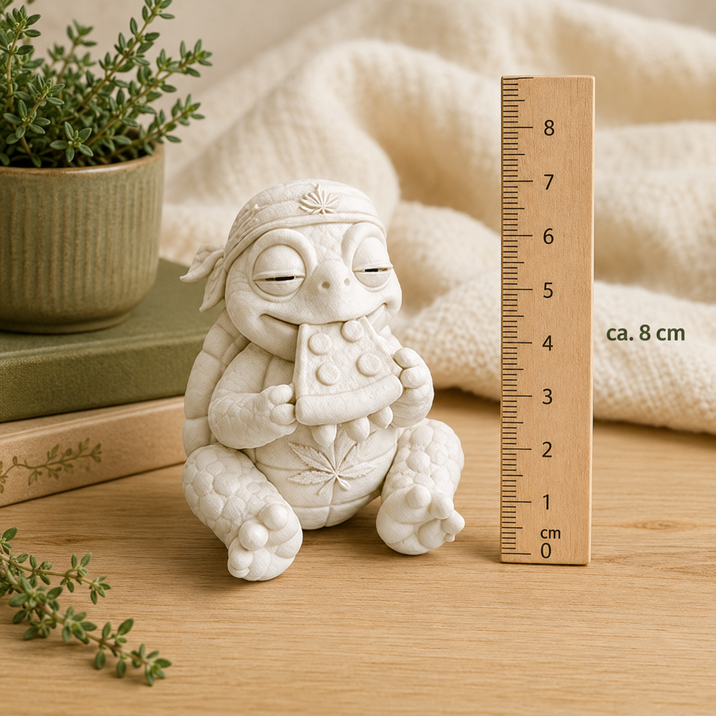 Shellax Lilli – weiße PLA+ Figur zum Bemalen und Sammeln, Ansicht 5.