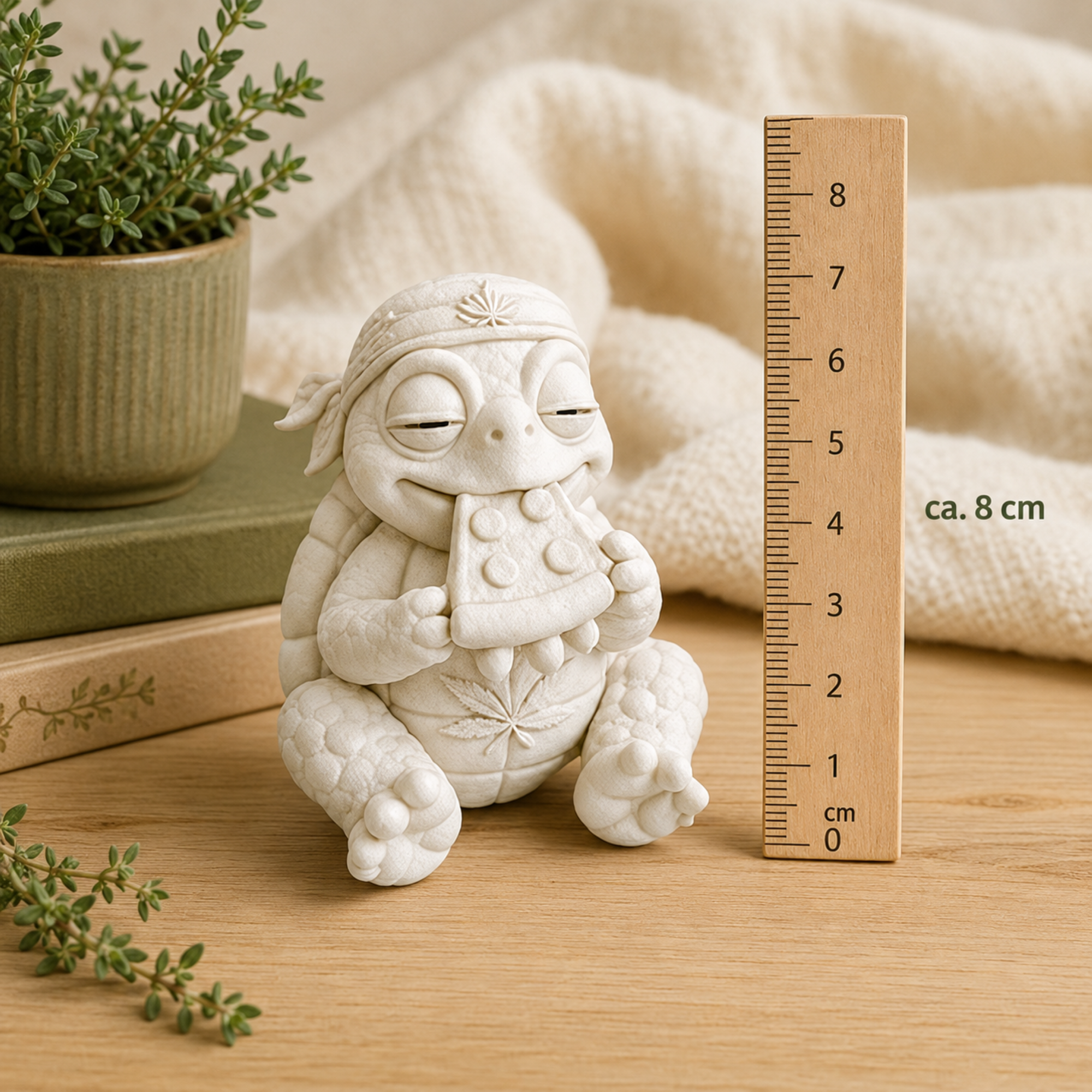 Shellax Lilli – weiße PLA+ Figur zum Bemalen und Sammeln, Ansicht 5.