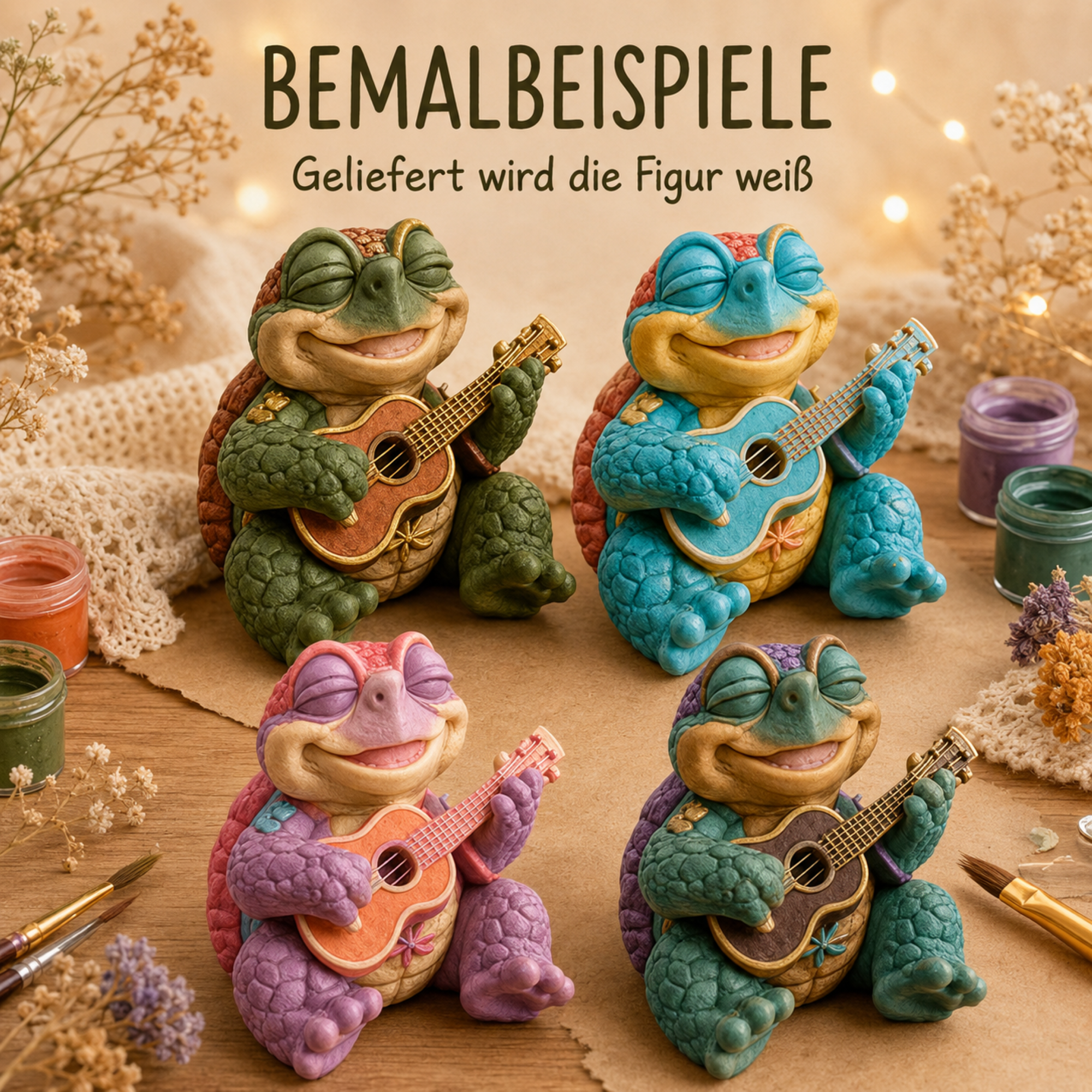 Shellax Ray – DIY-Figur zum Bemalen mit sichtbarer 3D-Druck-Optik, Ansicht 8.