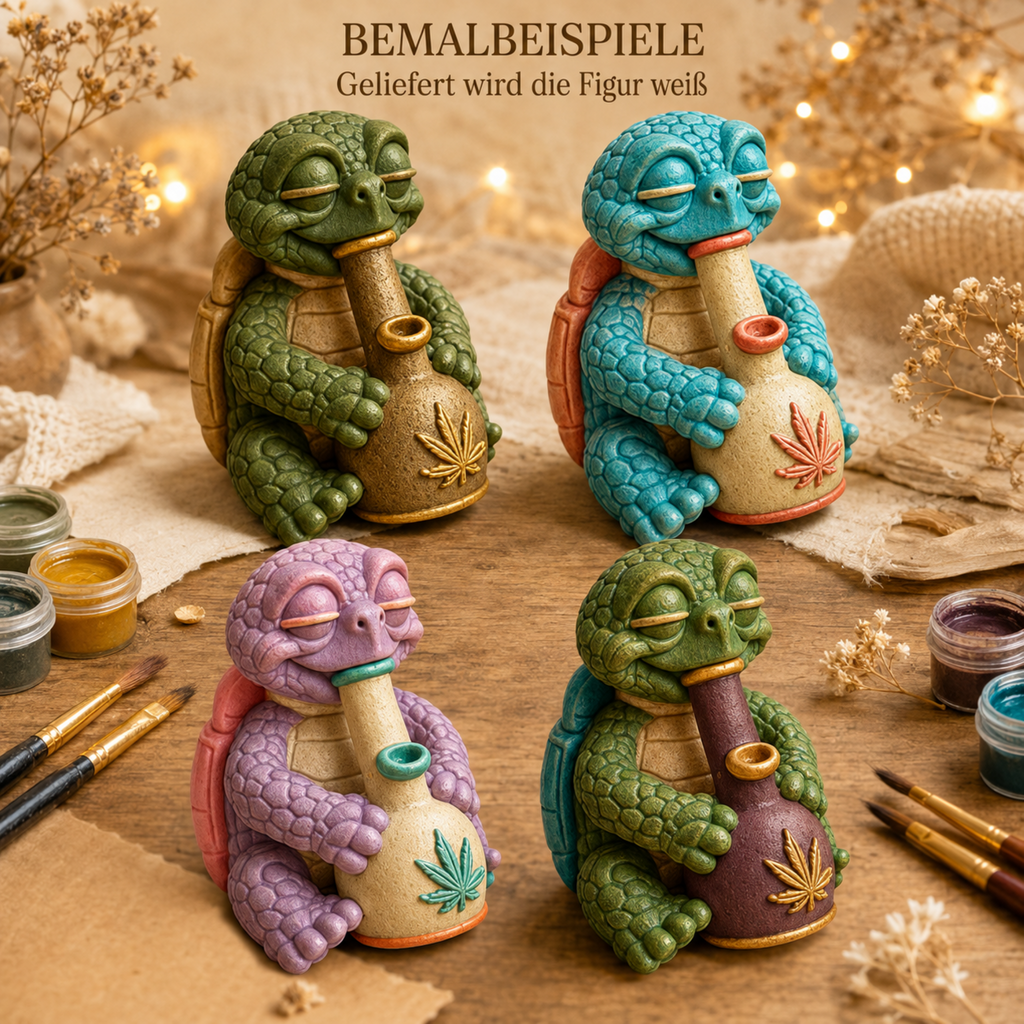 Shellax Marley – DIY-Figur zum Bemalen mit sichtbarer 3D-Druck-Optik, Ansicht 8.