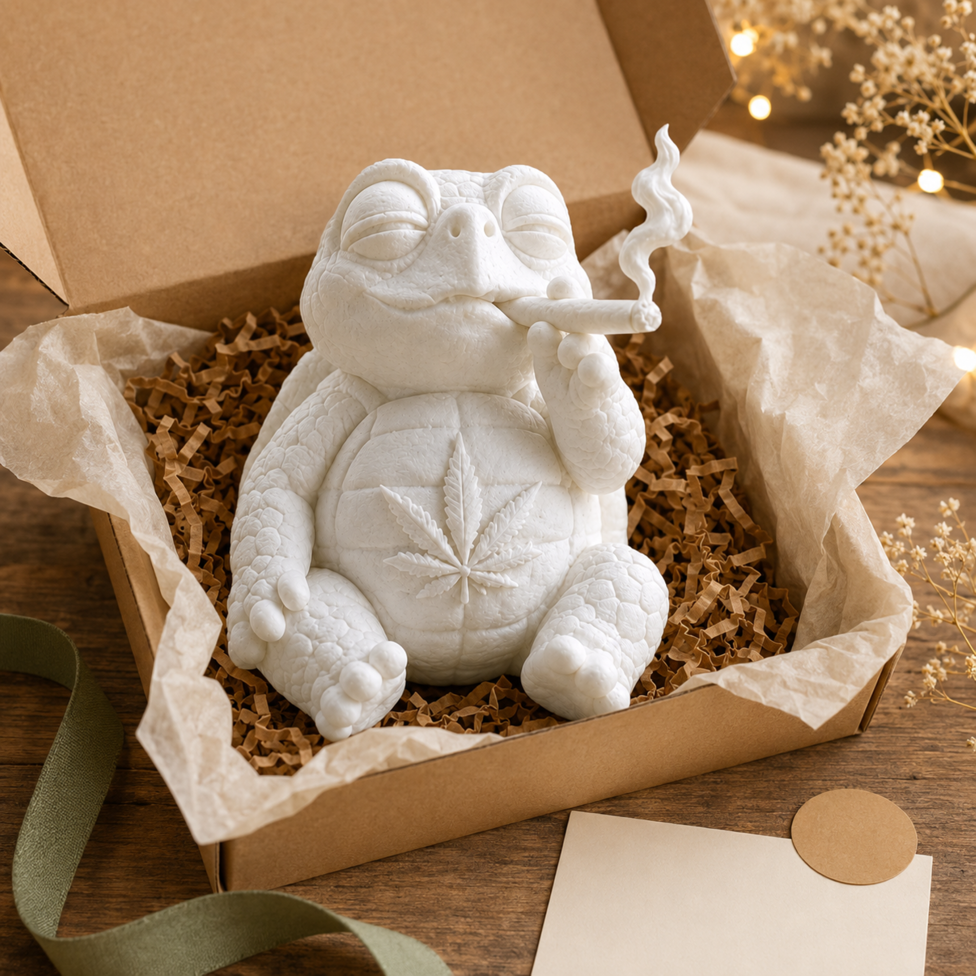 Shellax Beanie – kreative Bemal- und Dekoidee für eine weiße Shellax Figur, Ansicht 9.
