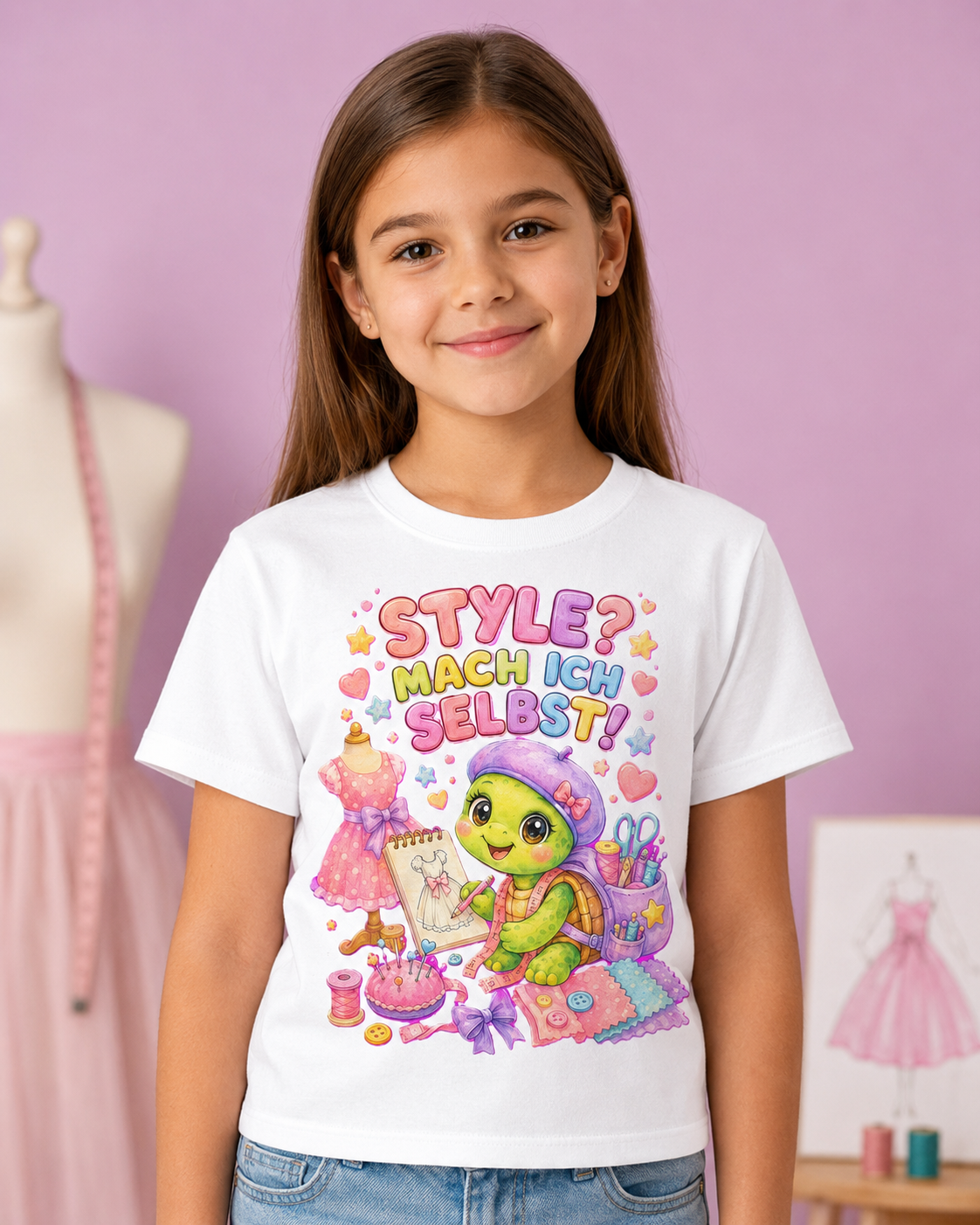 Kinder-T-Shirt für kleine Designerinnen