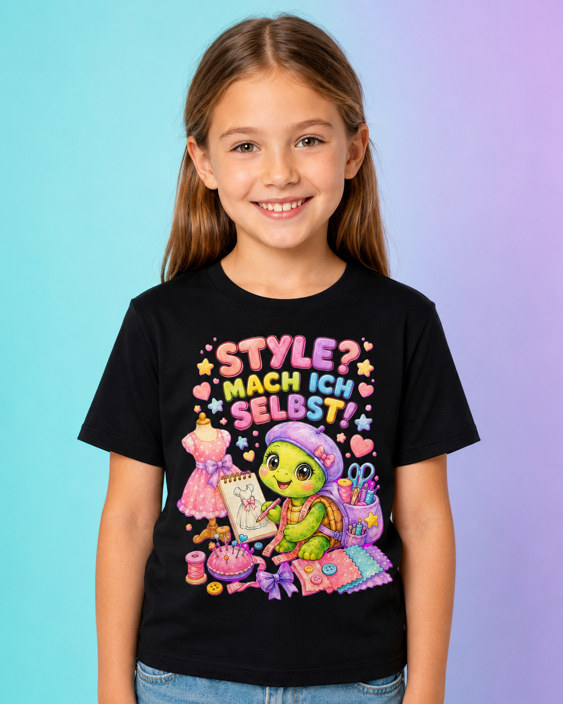 Kinder-T-Shirt für kleine Designerinnen