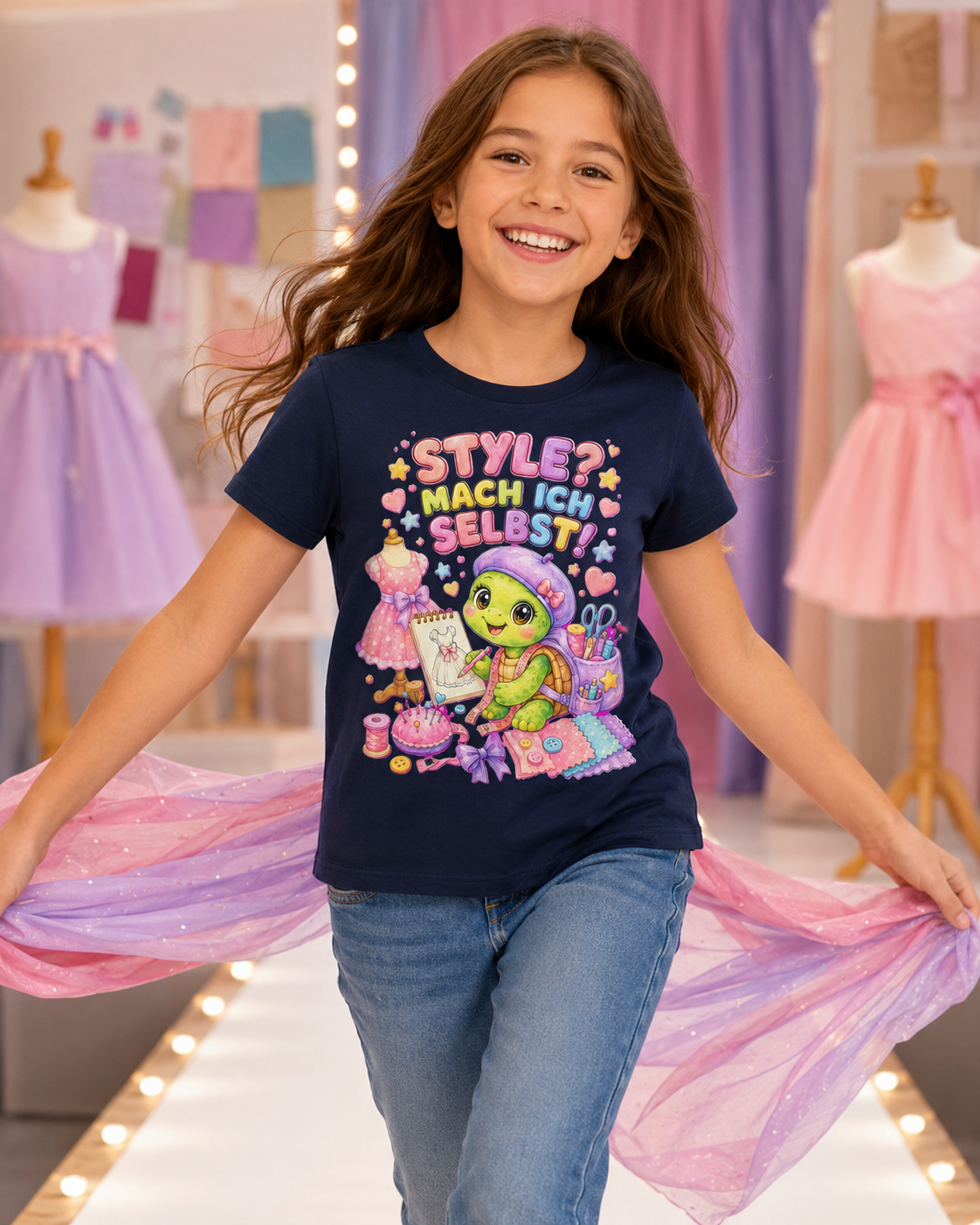 Kinder-T-Shirt für kleine Designerinnen