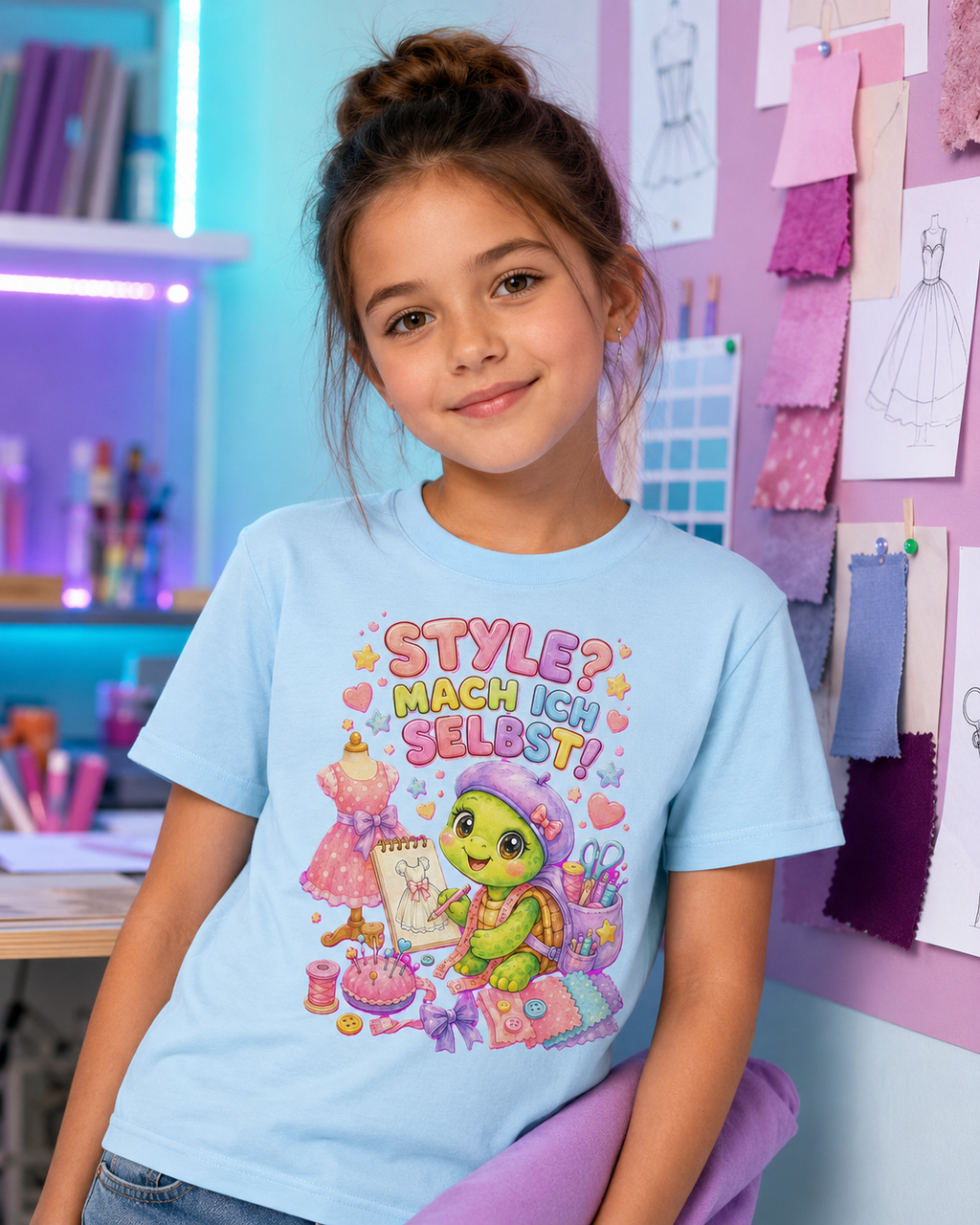 Kinder-T-Shirt für kleine Designerinnen