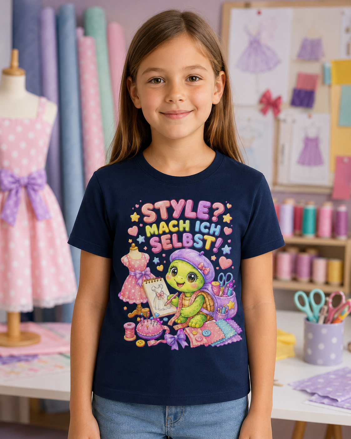 Kinder-T-Shirt für kleine Designerinnen