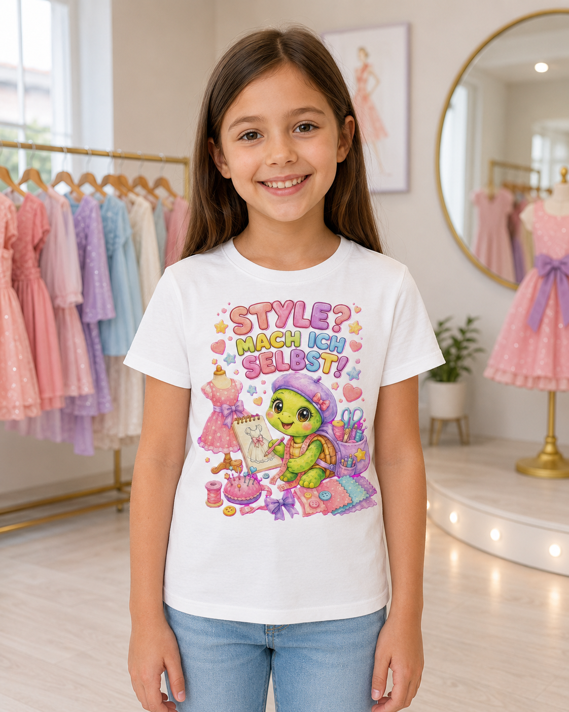 Kinder-T-Shirt für kleine Designerinnen