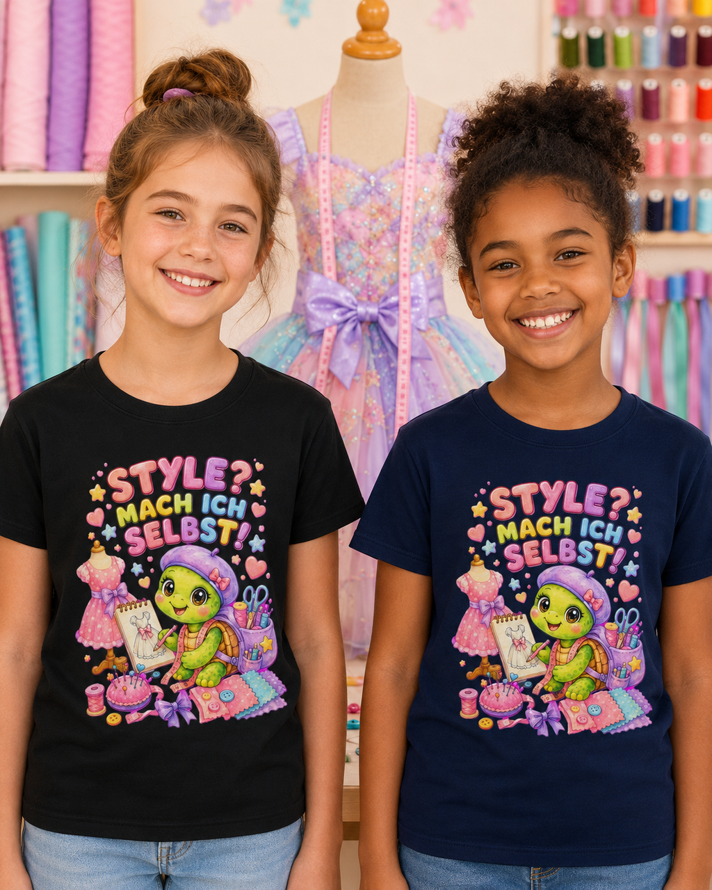 Kinder-T-Shirt für kleine Designerinnen