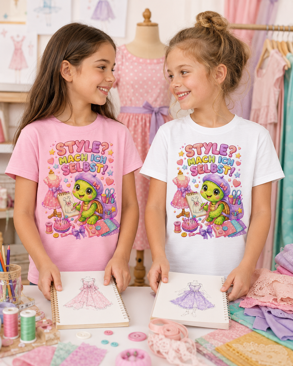 Kinder-T-Shirt für kleine Designerinnen
