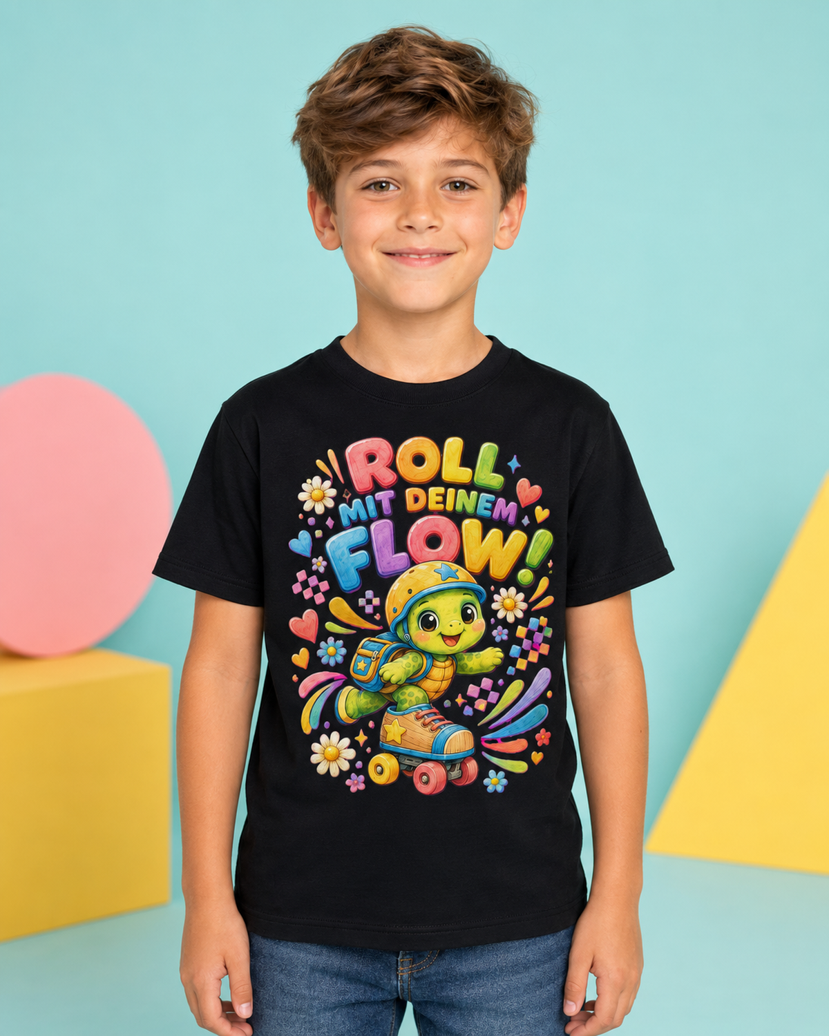 Kinder T-Shirts | Roll mit deinem Flow