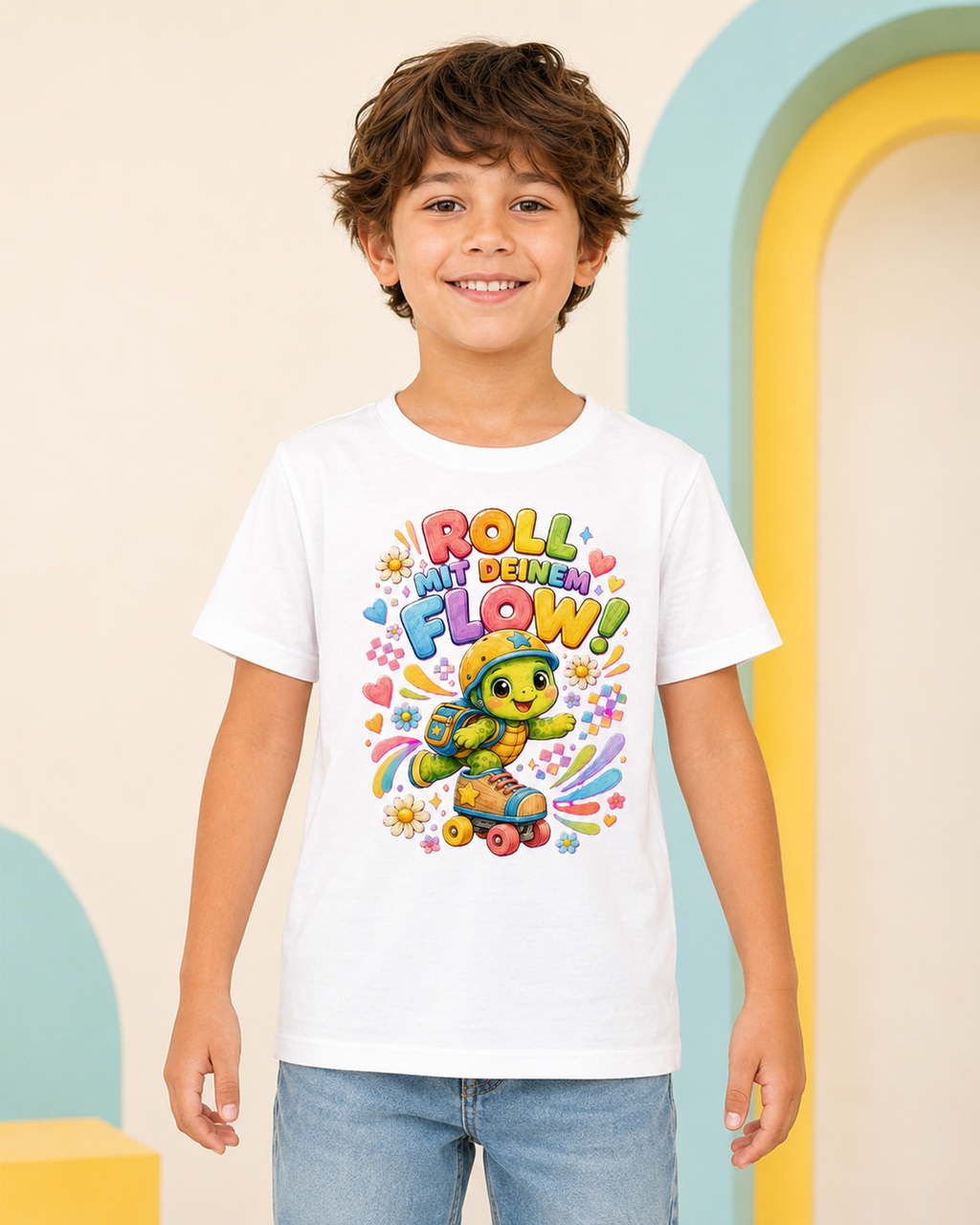 Kinder T-Shirts | Roll mit deinem Flow