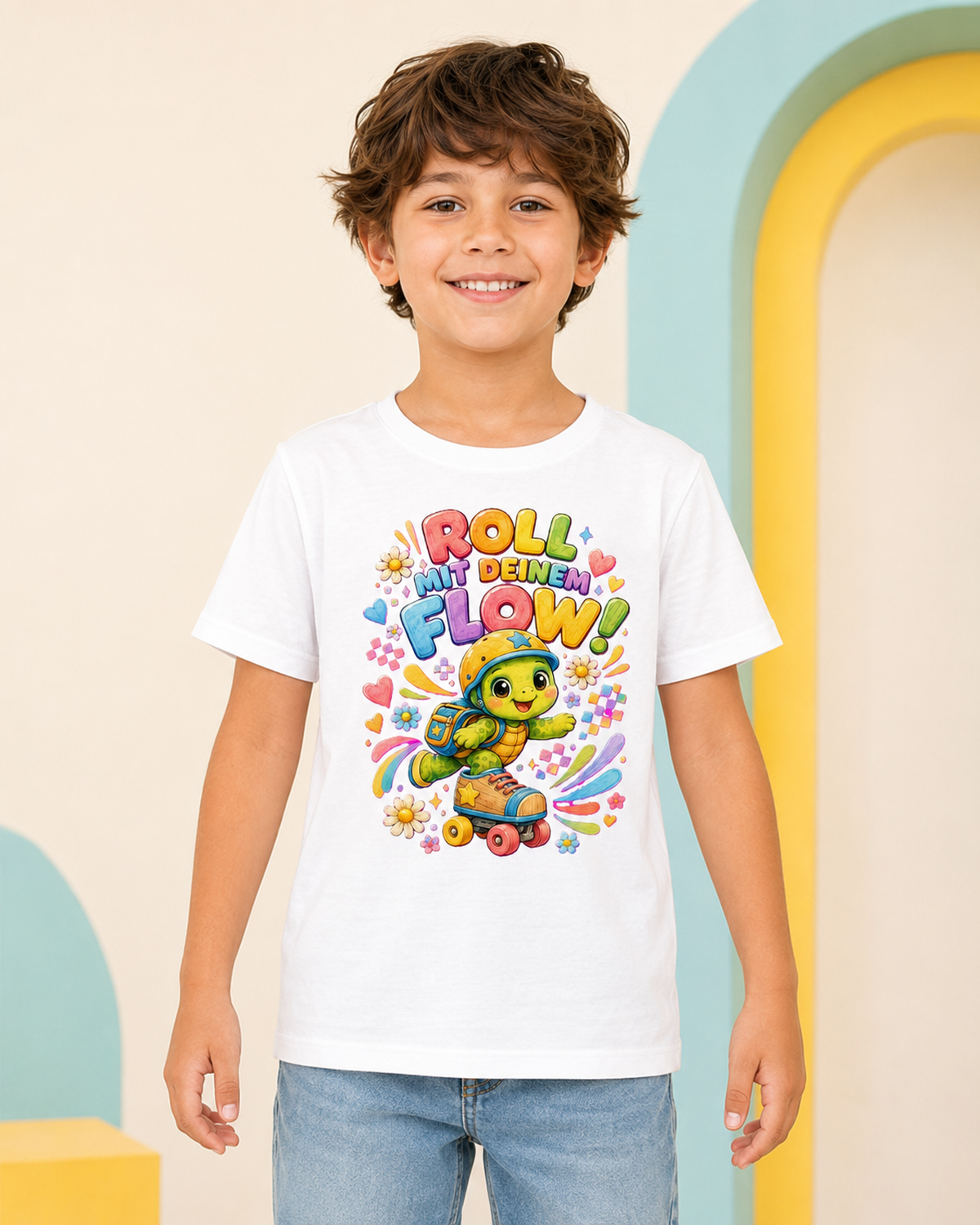 Kinder T-Shirts | Roll mit deinem Flow
