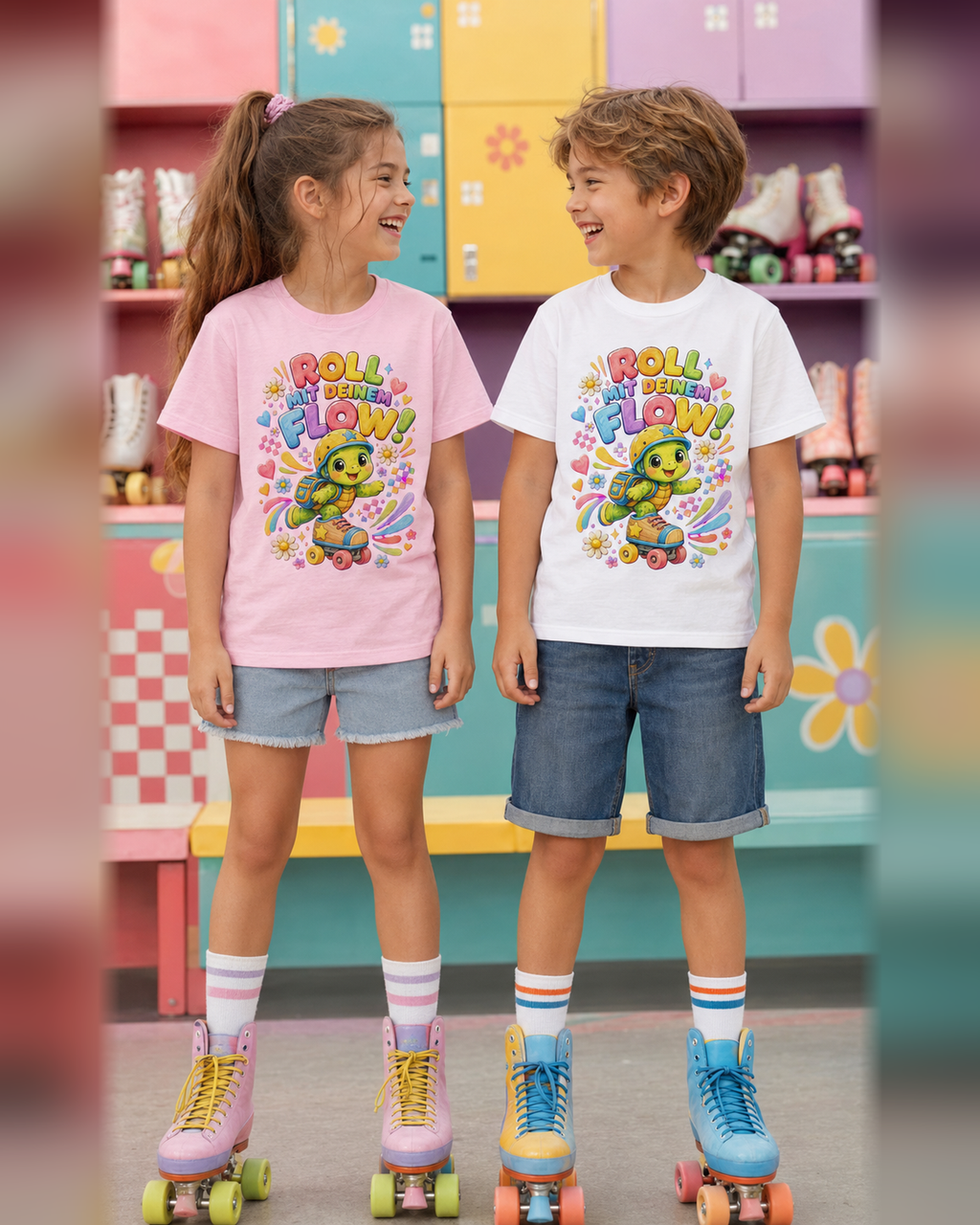 Kinder T-Shirts | Roll mit deinem Flow