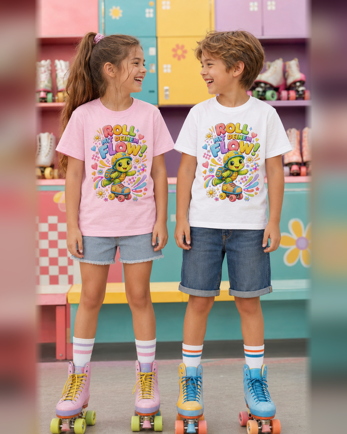 Kinder T-Shirts | Roll mit deinem Flow