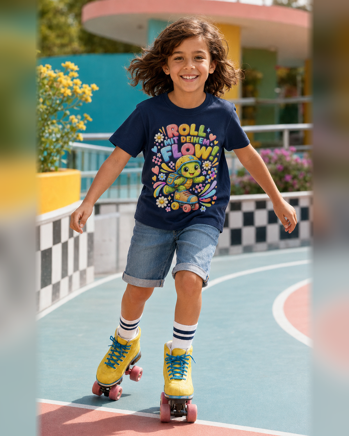 Kinder T-Shirts | Roll mit deinem Flow