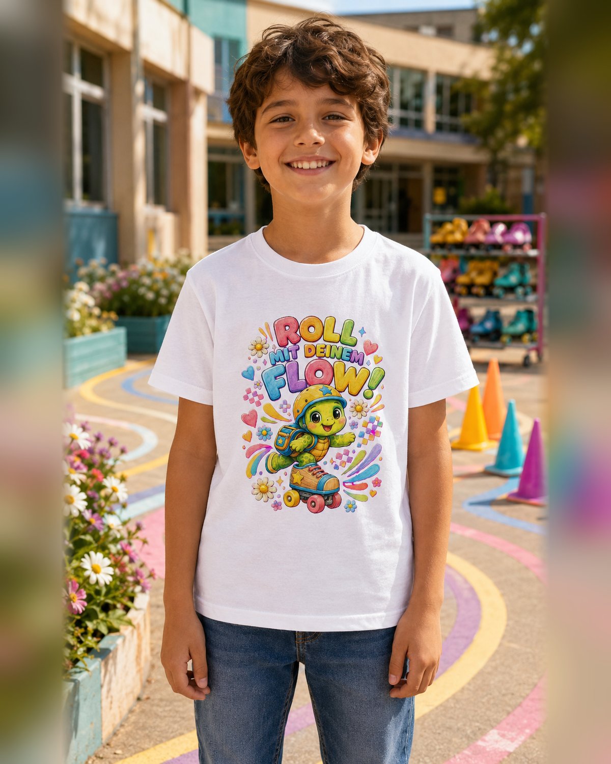Kinder T-Shirts | Roll mit deinem Flow
