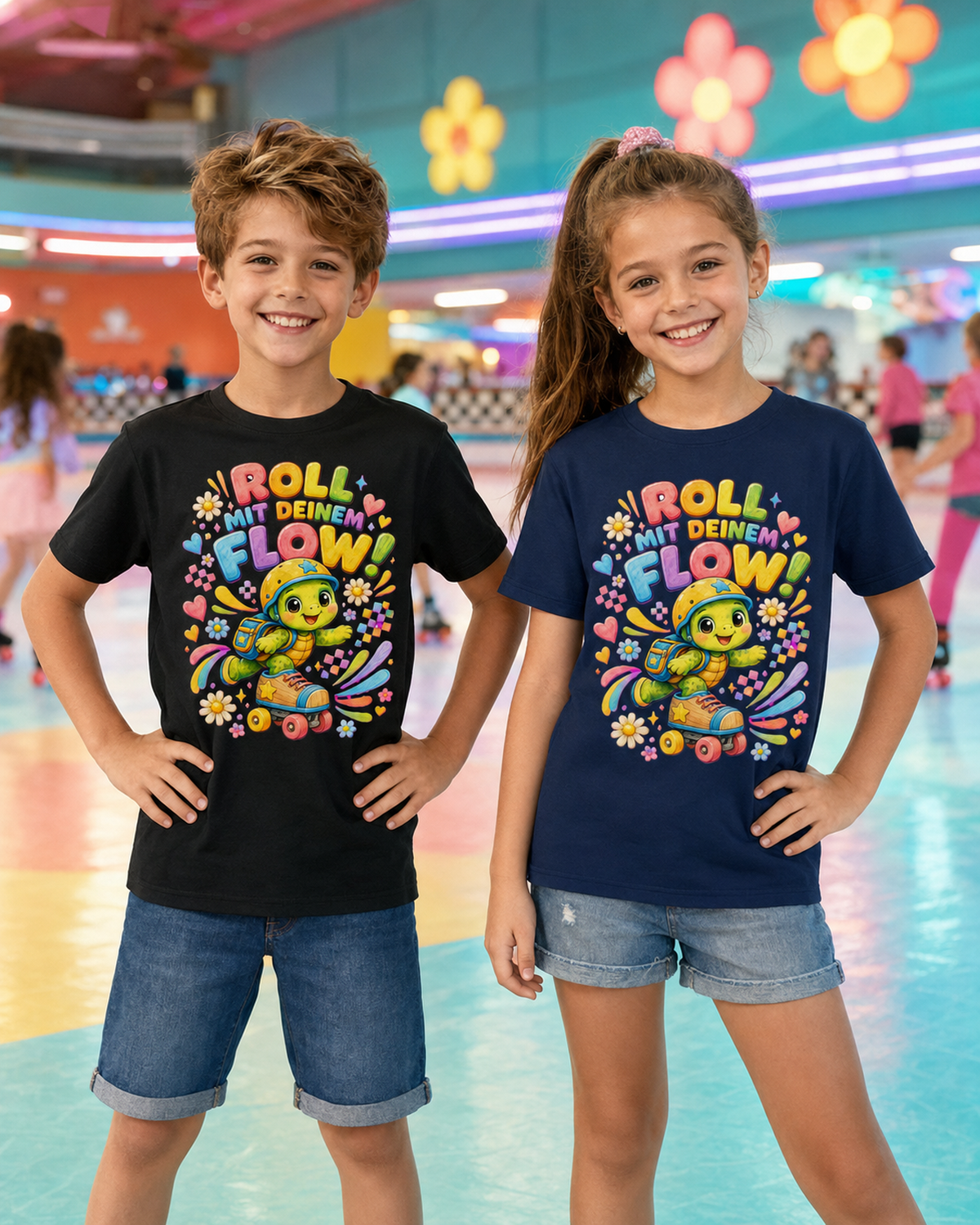 Kinder T-Shirts | Roll mit deinem Flow