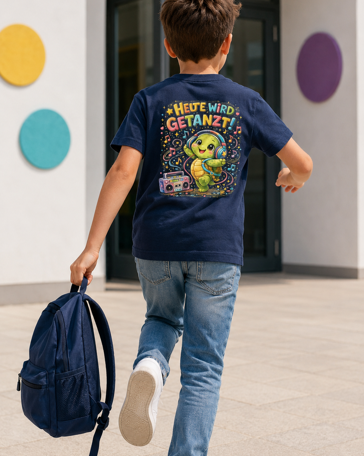 Kinder T-Shirts mit Backprint | Heute wird getanzt