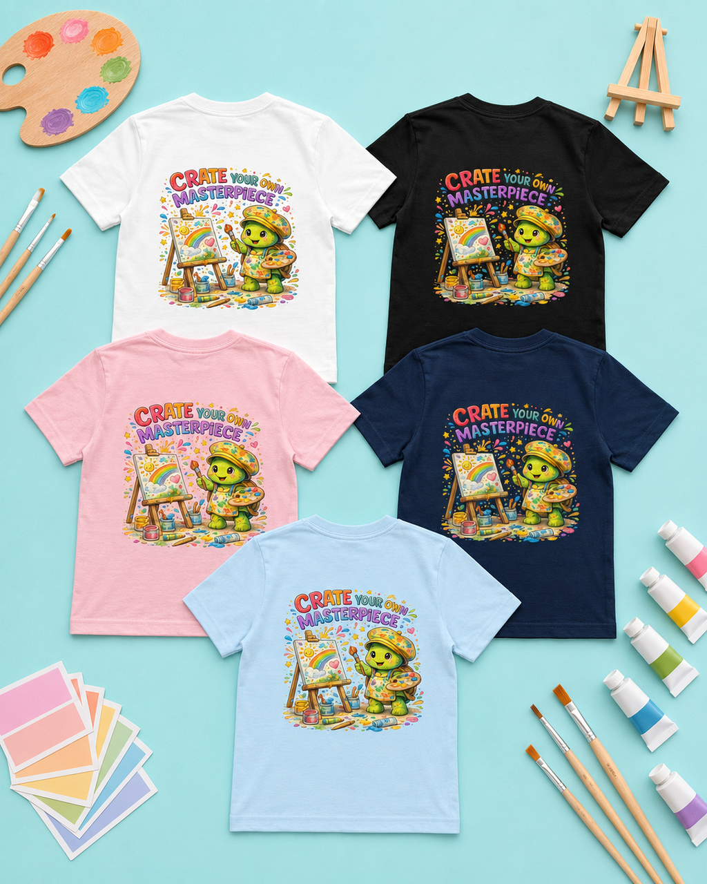 Kinder T-Shirts mit Backprint | Create Your Own Masterpiece