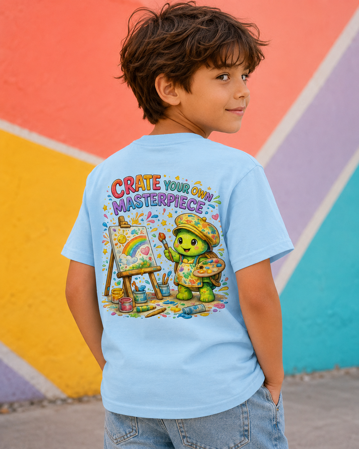 Kinder T-Shirts mit Backprint | Create Your Own Masterpiece