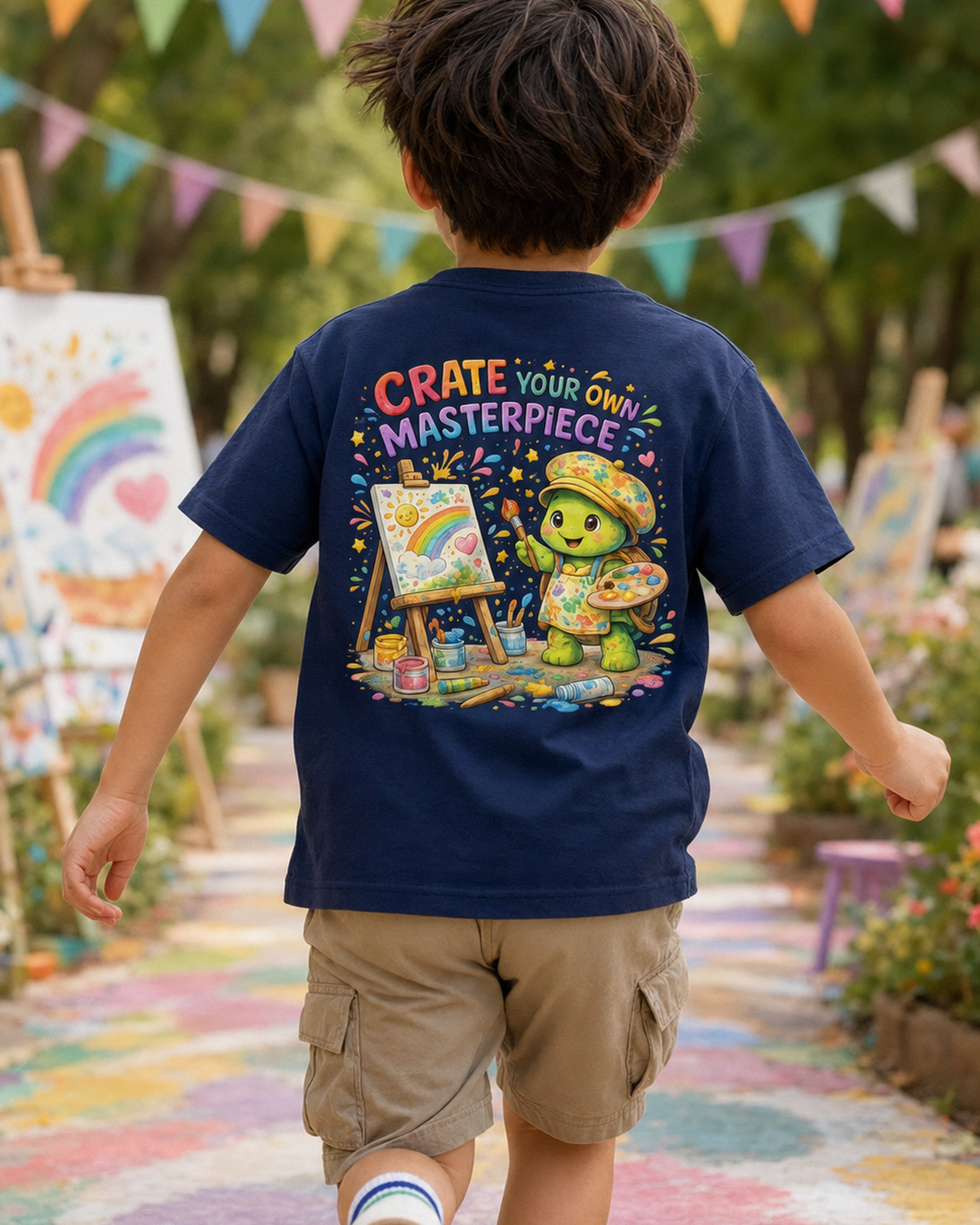 Kinder T-Shirts mit Backprint | Create Your Own Masterpiece