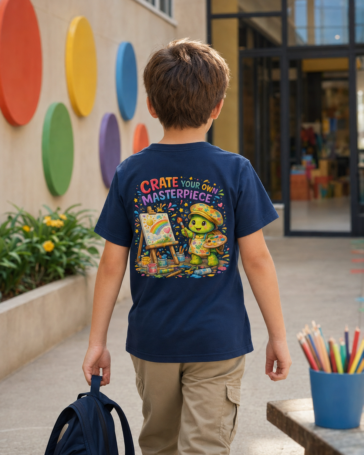 Kinder T-Shirts mit Backprint | Create Your Own Masterpiece