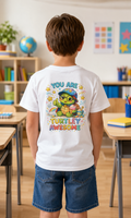 Kinder T-Shirt mit Backprint | You Are Turtley Awesome