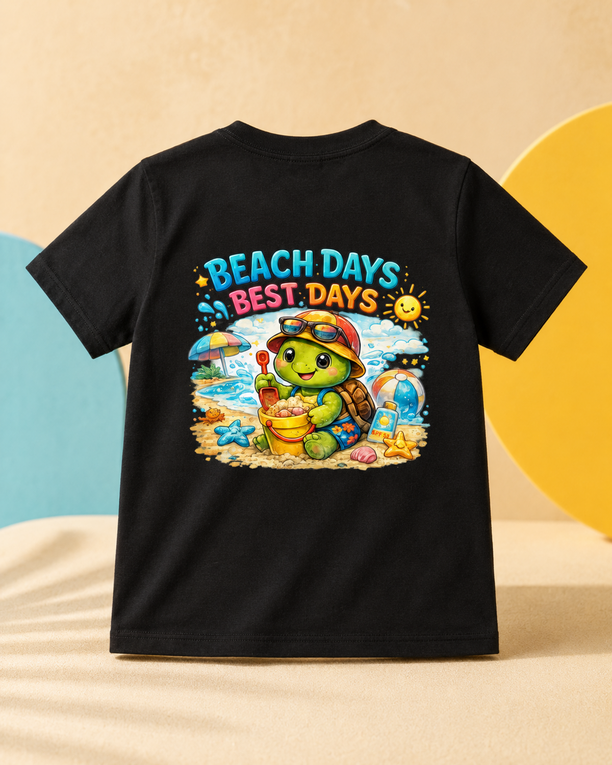 Kinder T-Shirt mit Backprint |Beach Days Best Days