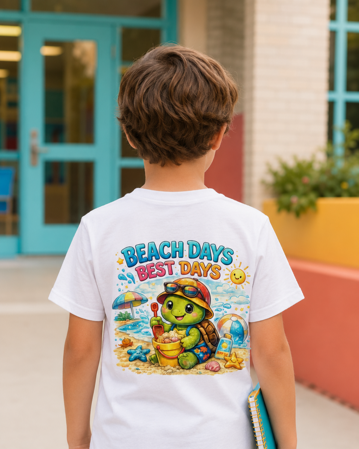 Kinder T-Shirt mit Backprint |Beach Days Best Days