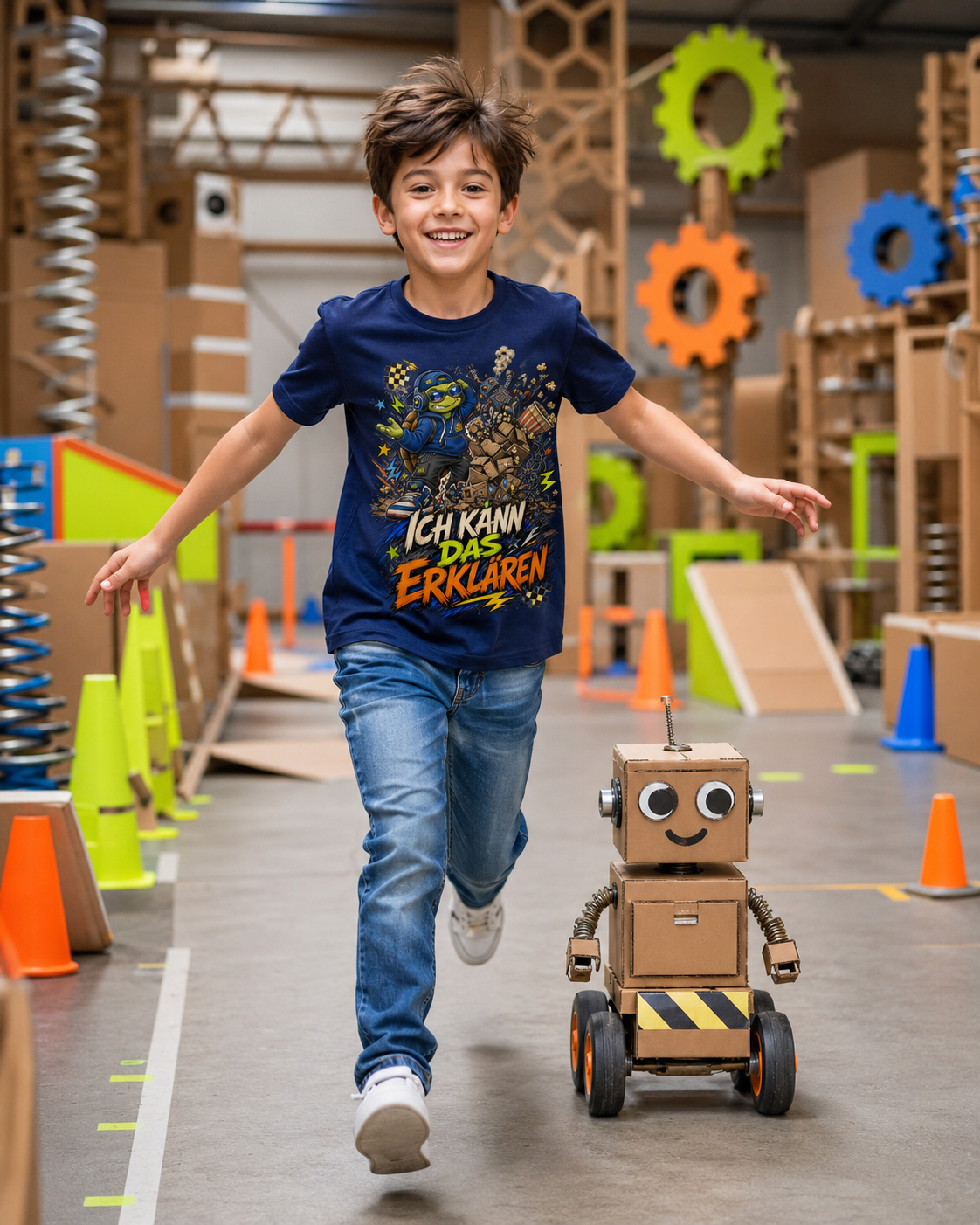 Ich kann das erklären Kinder-T-Shirt | Lustiges Chaos-Shirt mit Schildkröte