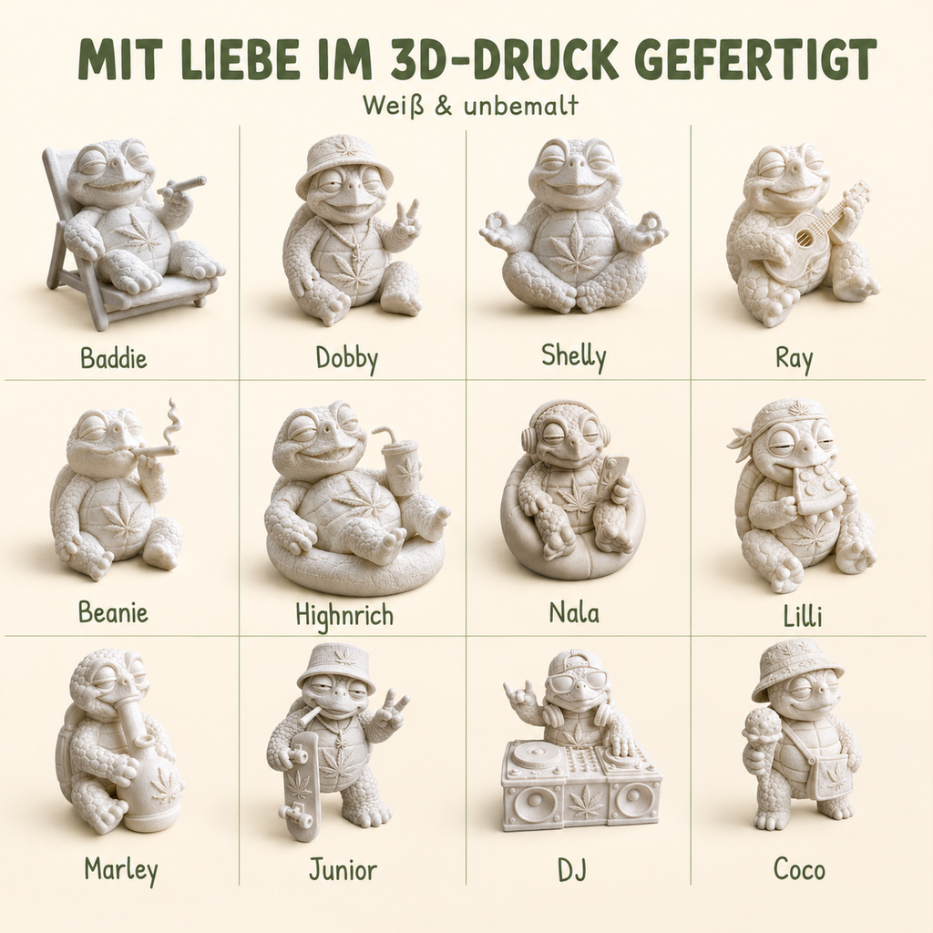 Shellax 6er-Set – Shellax Figuren als kreative Bastel- und Dekoidee.