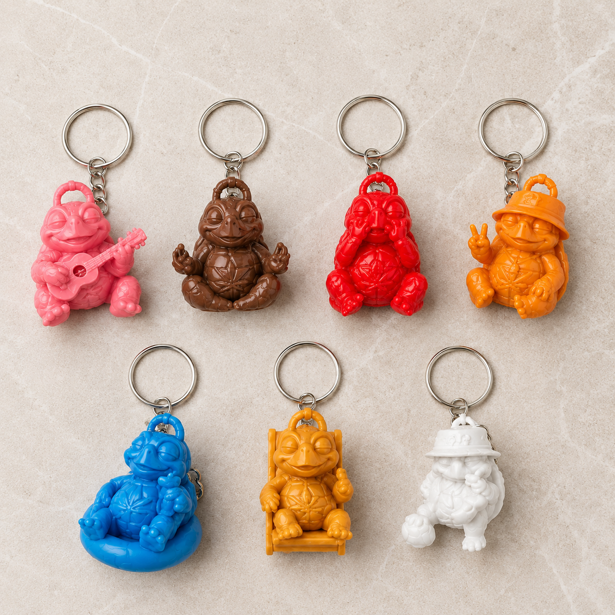 Shellax Schildkröten-Keychain als kleines Geschenk oder Ergänzung zur Shellax-Kollektion.